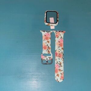 🎄Women’s 38mm Floral Apple Watch Band/Case